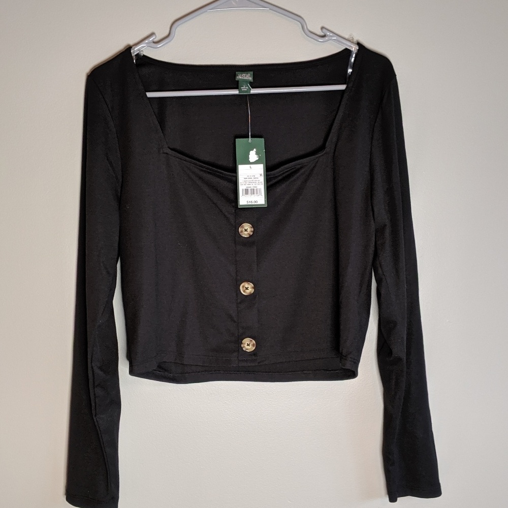 NWT! Wild fable black long sleeve